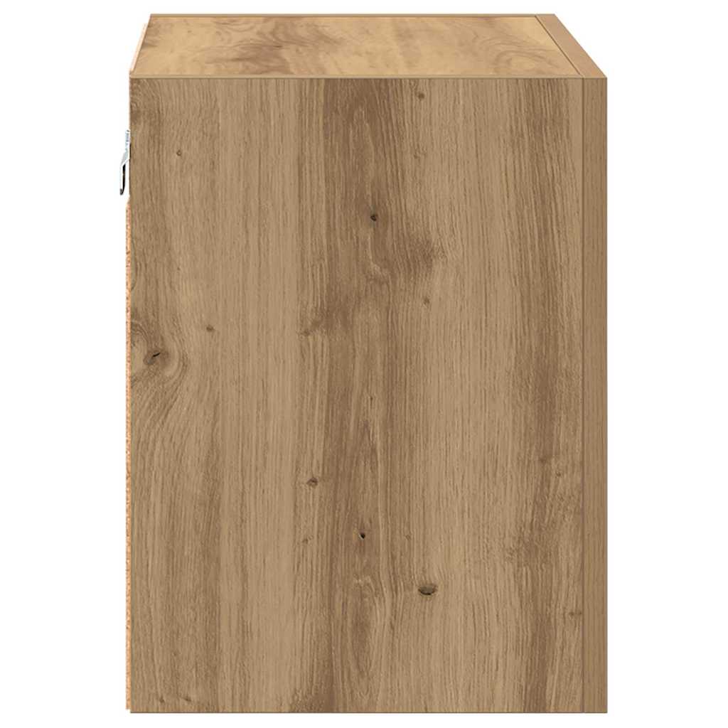 vidaXL Βάσεις τηλεόρασης Επιτοίχιο 2 pcs Artisan Oak 40,5x30x40εκ