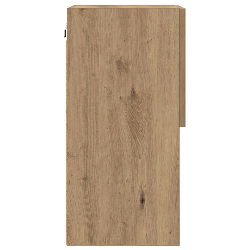 vidaXL Τοίχου ντουλάπες τηλεόρασης Επιτοίχιο 2 pcs Artisan Oak