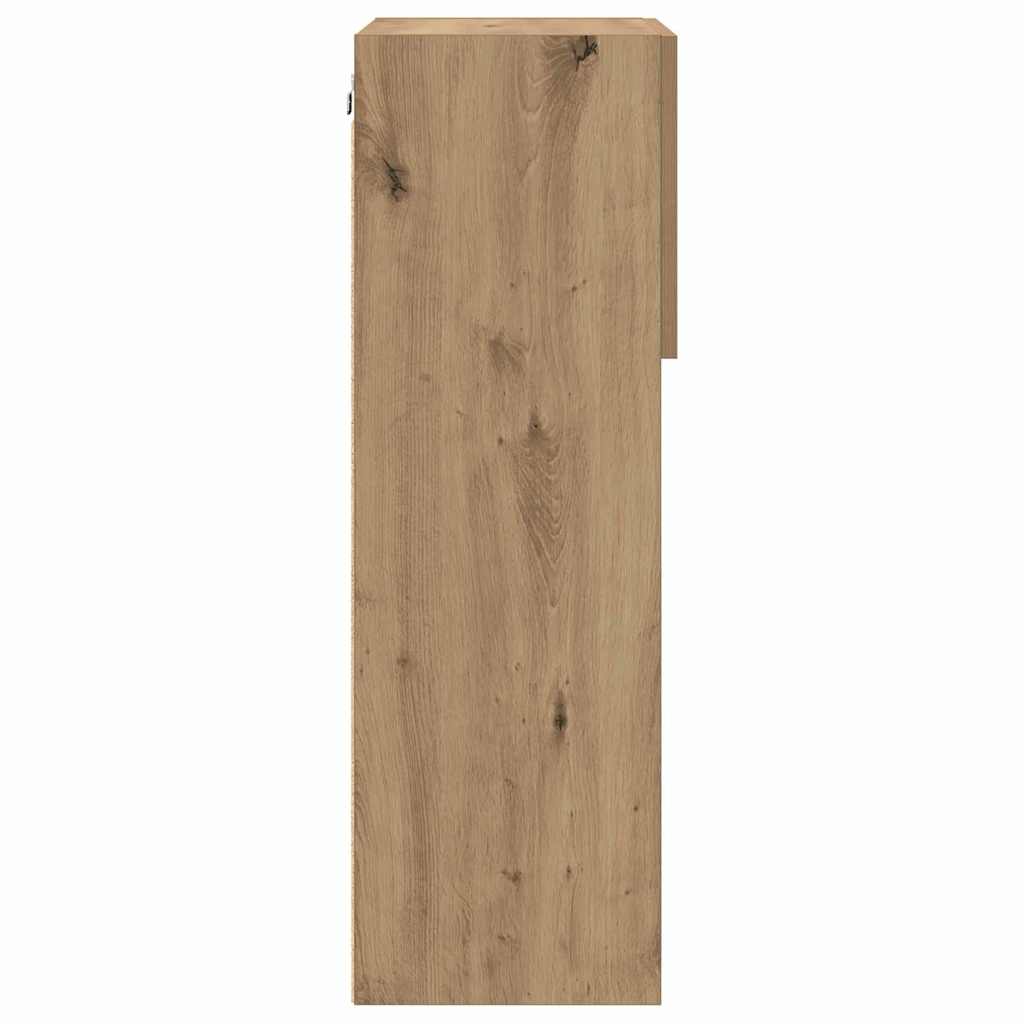 vidaXL Τοίχου ντουλάπες τηλεόρασης 2 pcs Artisan Oak 40,5 x 30 x 90 εκ