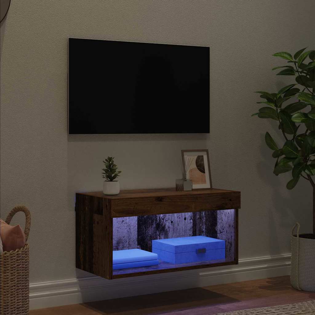 vidaXL Ντουλάπι TV Παλιό Ξύλο 60 x 30 x 30 cm Επεξεργασμένο ξύλο