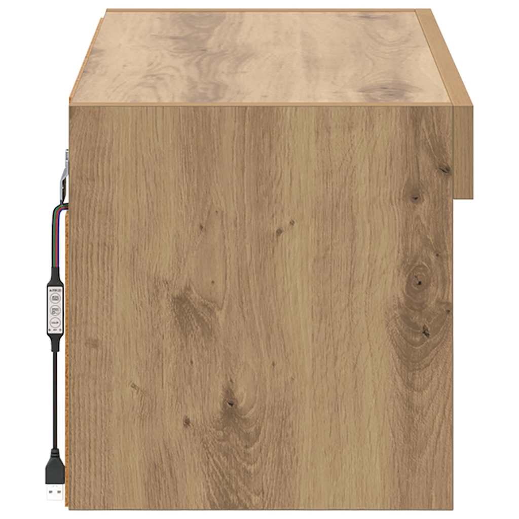 vidaXL Ντουλάπι TV Artisan Oak 60 x 30 x 30 cm Επεξεργασμένο ξύλο