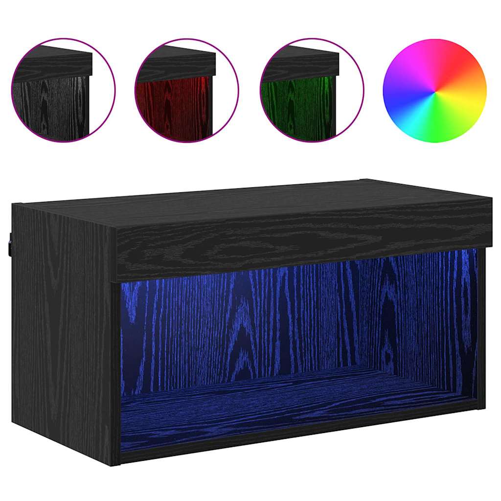 vidaXL Ντουλάπι TV Μαύρη Οξυά 60 x 30 x 30 cm Επεξεργασμένο ξύλο