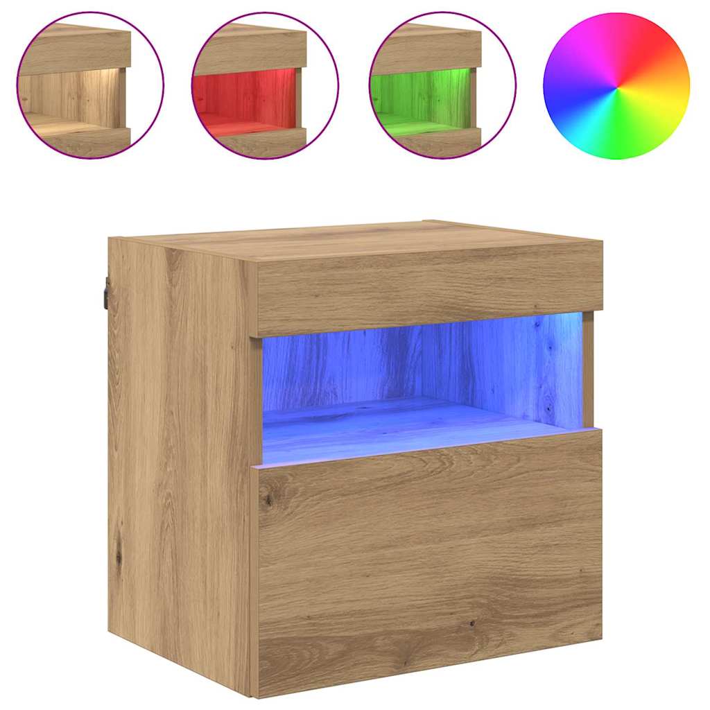 vidaXL Ντουλάπι Τηλεόρασης Τοίχου Artisan Oak 40 x 30 x 40 εκ