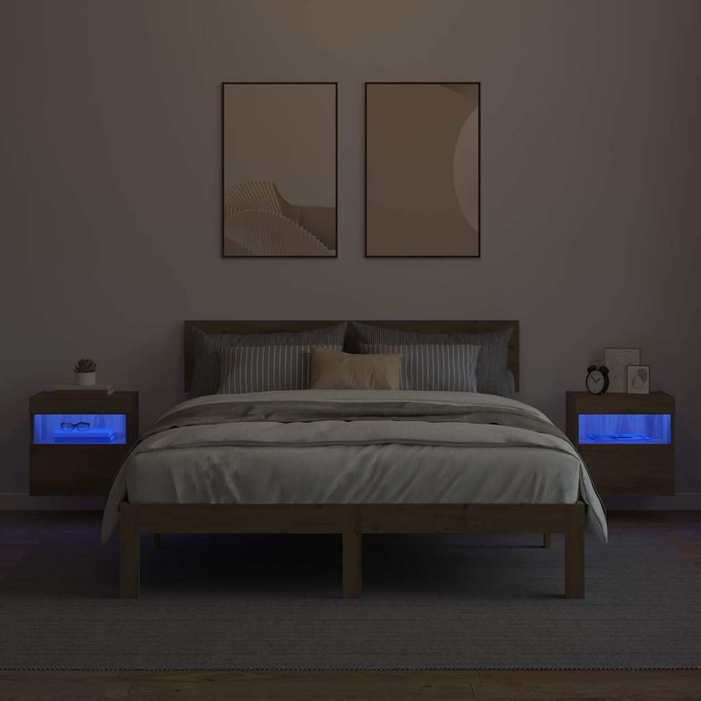 vidaXL Βάσεις τηλεόρασης Επιτοίχιο 2 pcs Artisan Oak 40 x 30 x 40 εκ