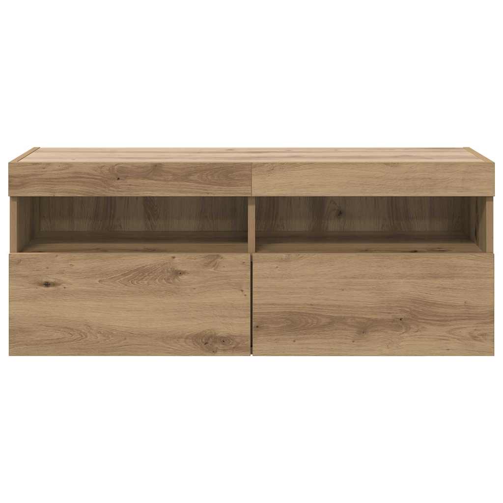 vidaXL Ντουλάπι Τηλεόρασης Τοίχου Artisan Oak 100 x 30 x 40 εκ