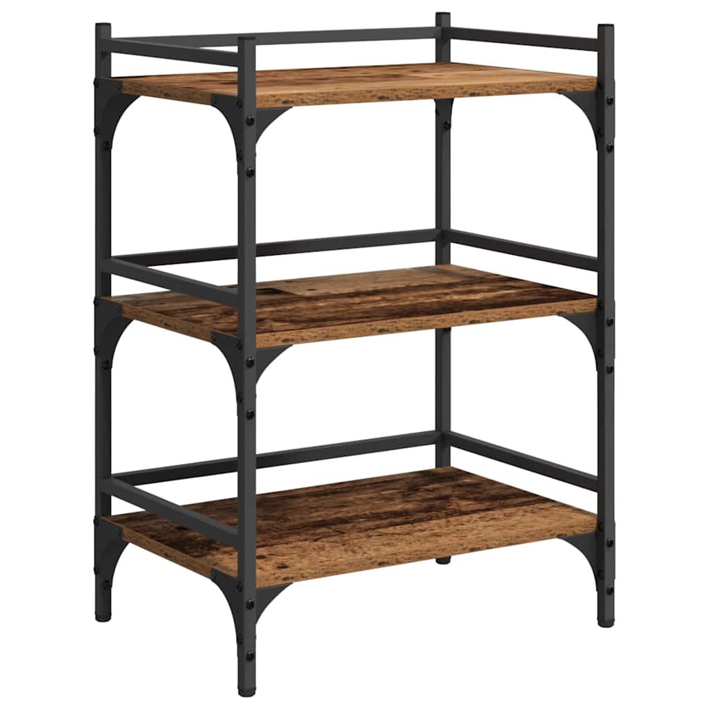 vidaXL Καρότσι Κουζίνας Παλιό Ξύλο 50 x 35 x 75.5 εκ