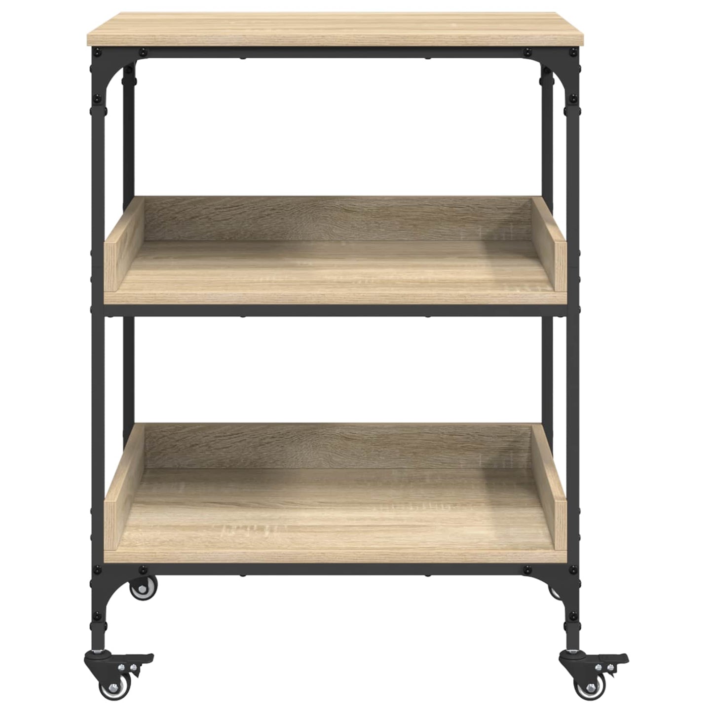 vidaXL Καρότσι Κουζίνας Δρύς Sonoma 60 x 41 x 80,5 εκ.