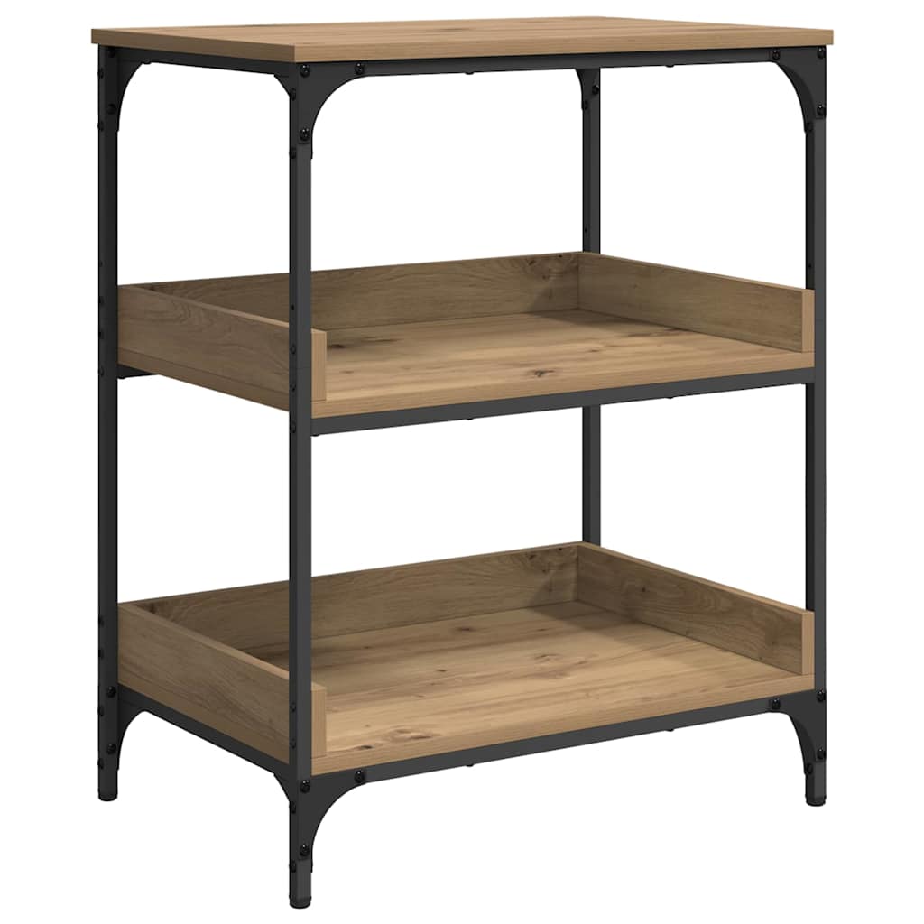 vidaXL Καρότσι Κουζίνας Artisan Oak 60 x 41 x 80.5 εκ.