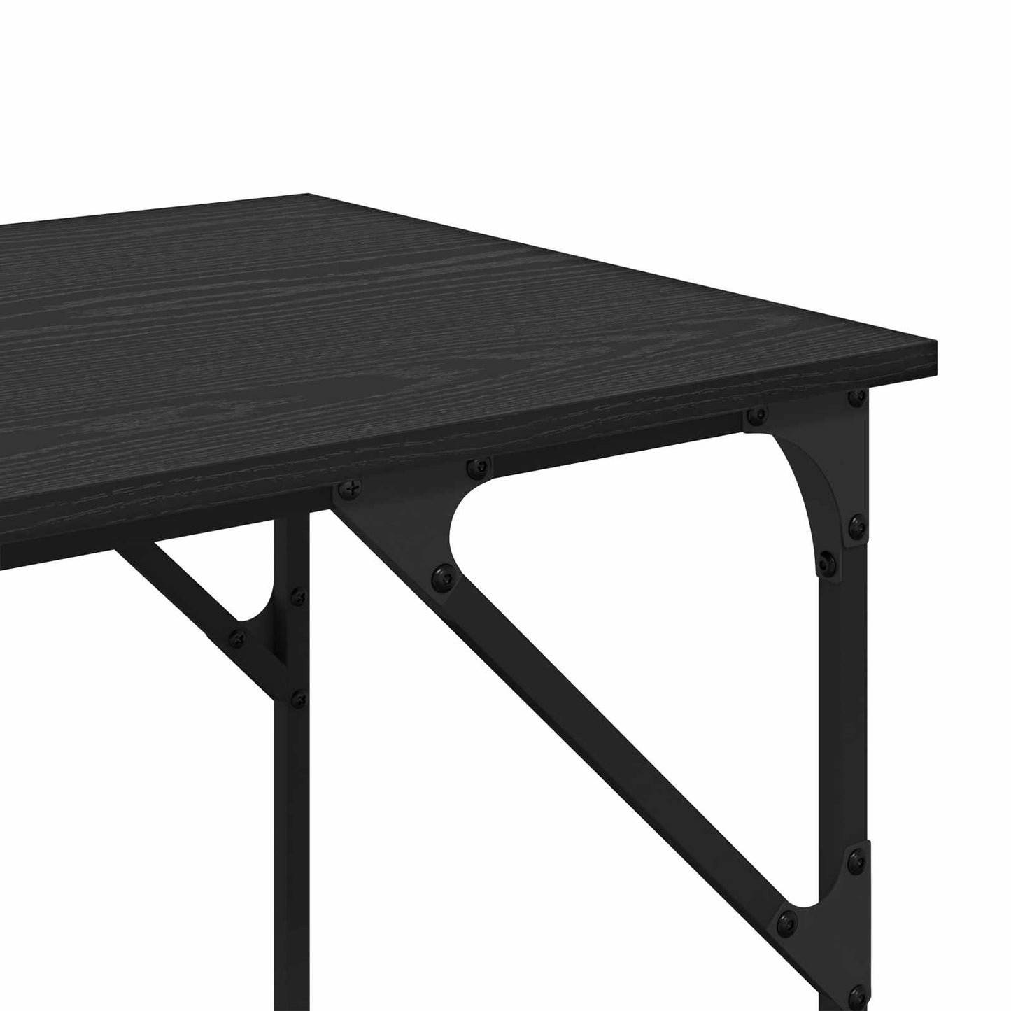 vidaXL Γραφείο Μαύρη Οξυά 120 x 50 x 75 cm Επεξεργασμένο Ξύλο