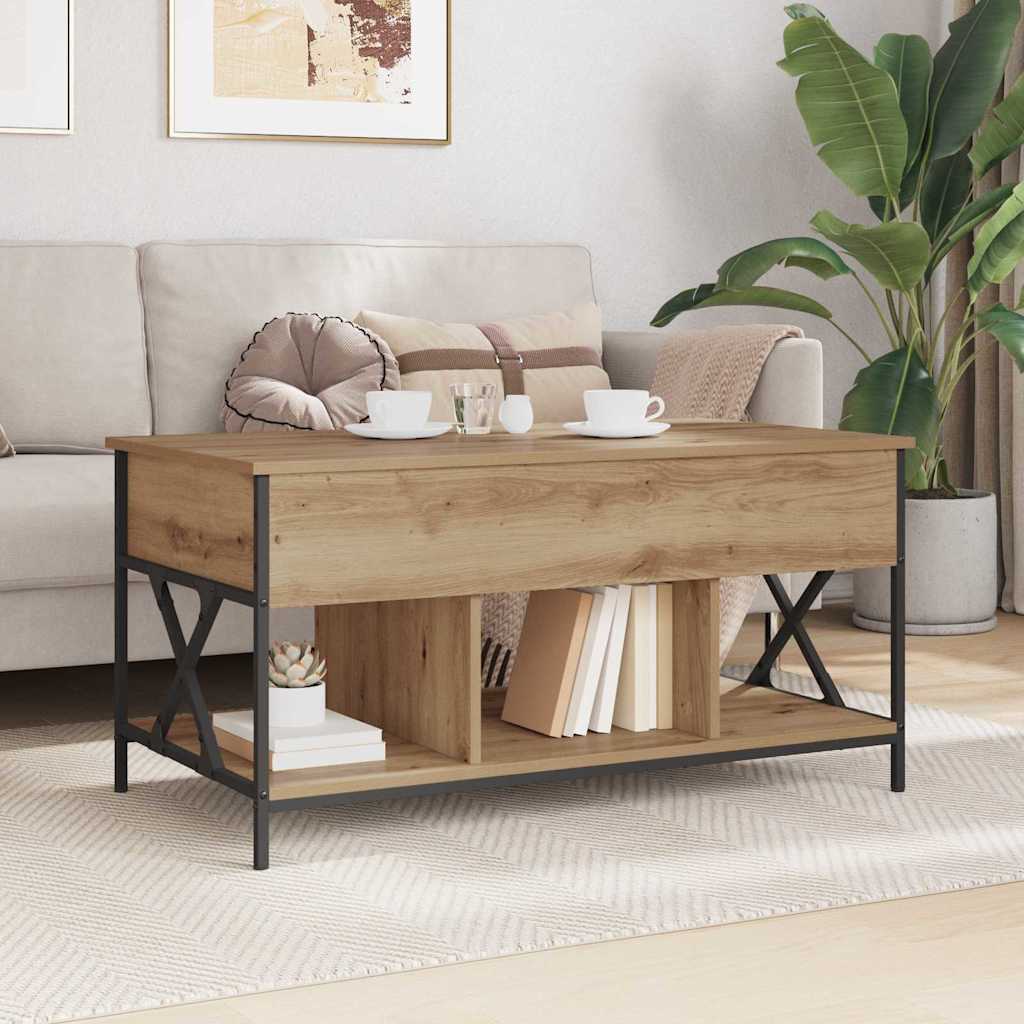 vidaXL Τραπεζάκι σαλονιού Artisan Oak 100 x 55 x 48.5 εκ