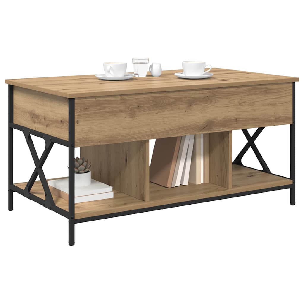 vidaXL Τραπεζάκι σαλονιού Artisan Oak 100 x 55 x 48.5 εκ