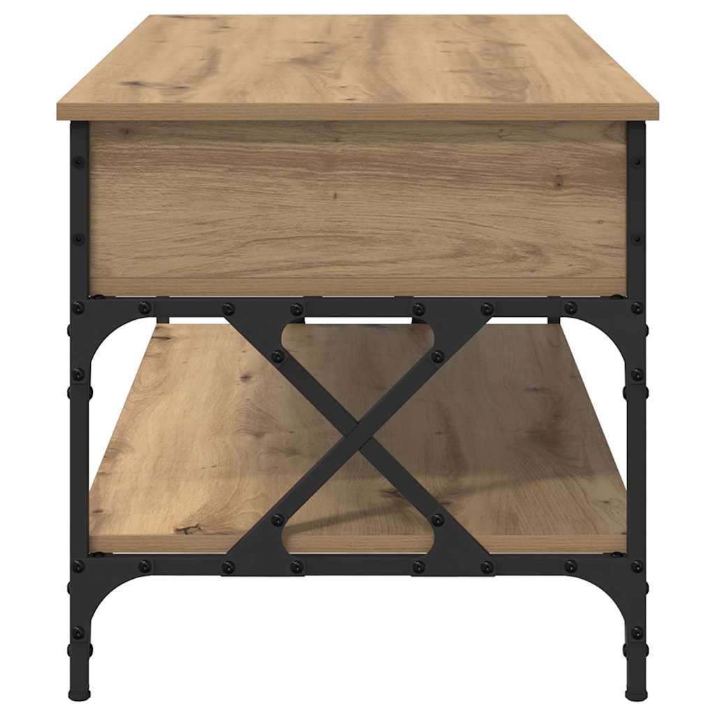 vidaXL Τραπεζάκι σαλονιού Artisan Oak 100 x 50 x 50 cm