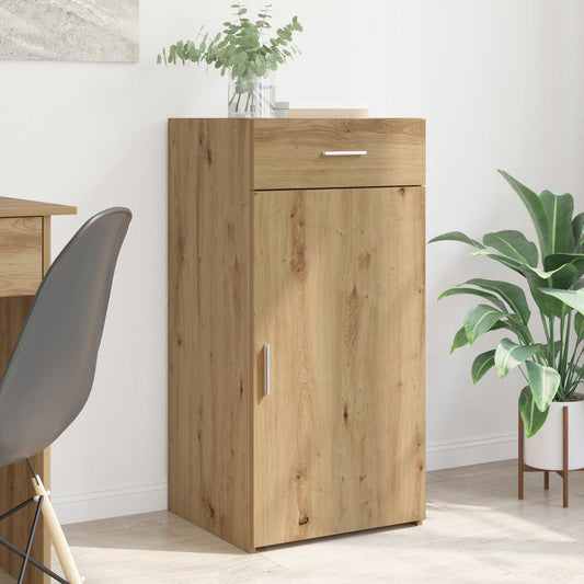 vidaXL Πλαϊνό γραφείο με συρτάρι artisan δρυς 45 x 42,5 x 93 εκ.