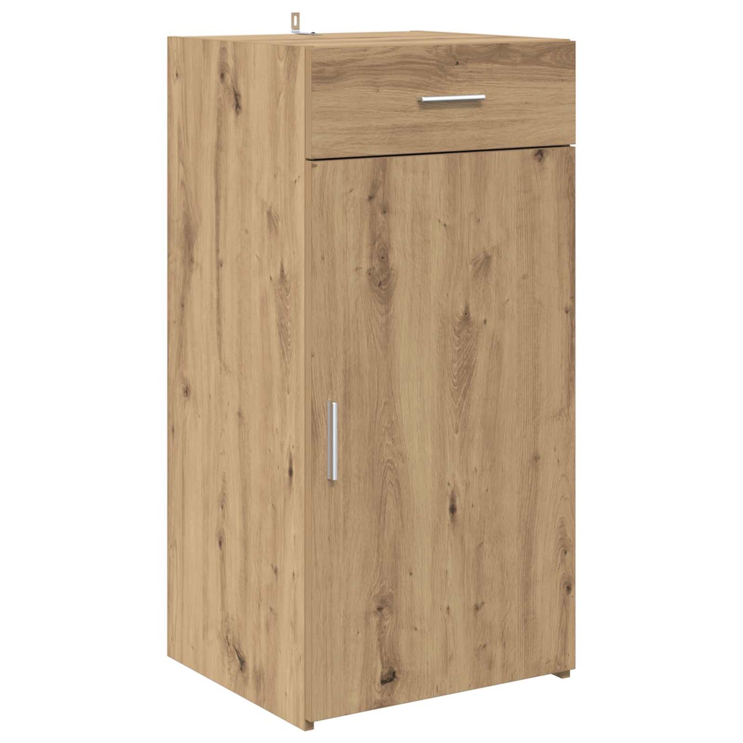 vidaXL Πλαϊνό γραφείο με συρτάρι artisan δρυς 45 x 42,5 x 93 εκ.