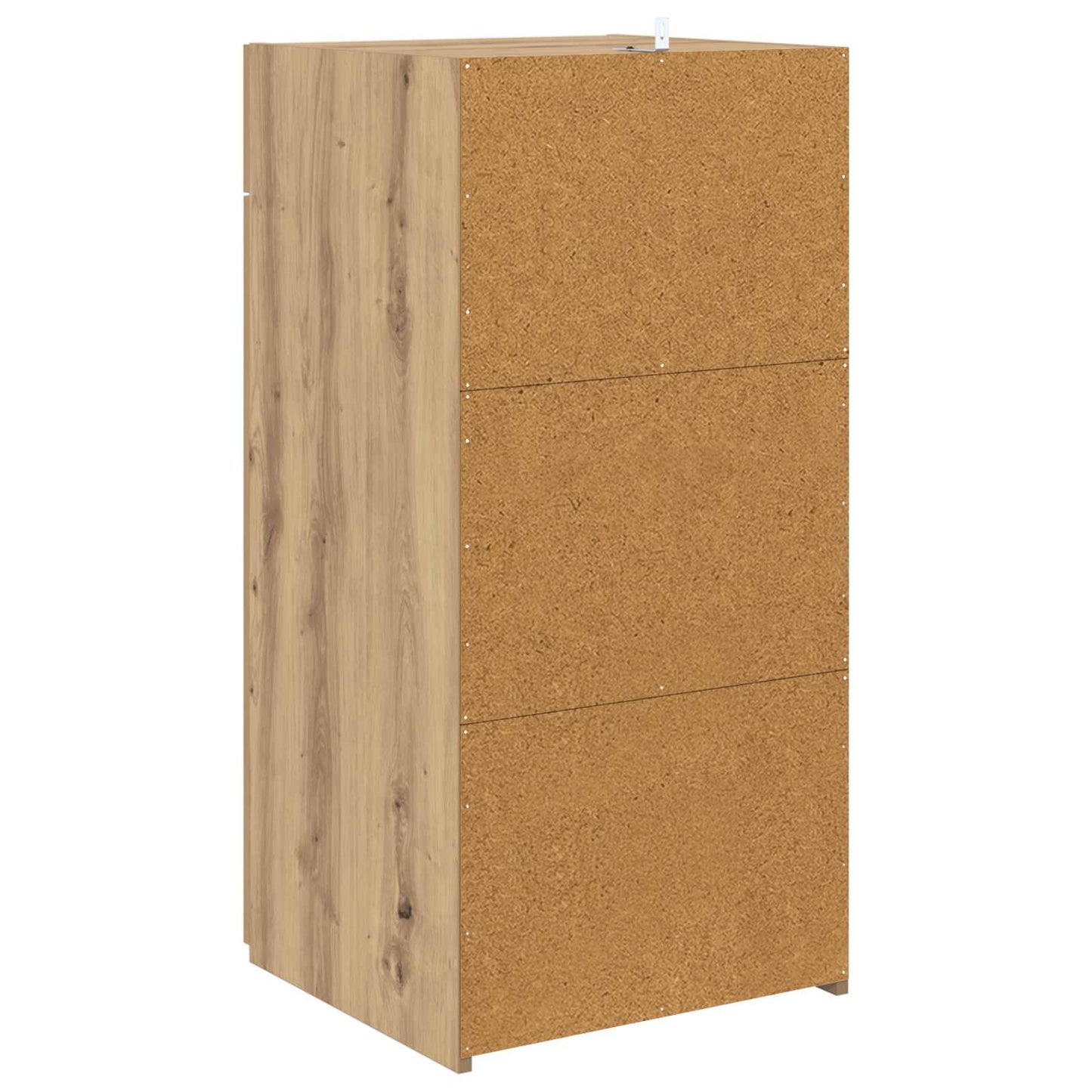 vidaXL Πλαϊνό γραφείο με συρτάρι artisan δρυς 45 x 42,5 x 93 εκ.