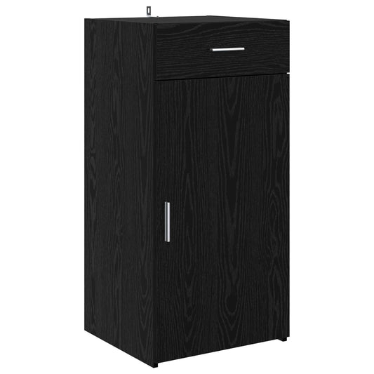 vidaXL Πλαϊνό γραφείο Μαύρη δρυς 45 x 42,5 x 93 εκ. Επεξεργασμένο ξύλο