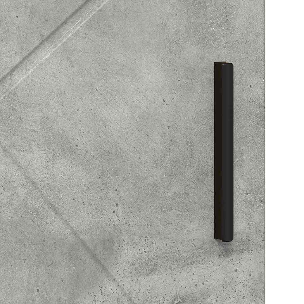 vidaXL Ντουλάπι Μπάνιου με ράφι Γκρι σκυροδέματος 60 x 35 x 80 εκ