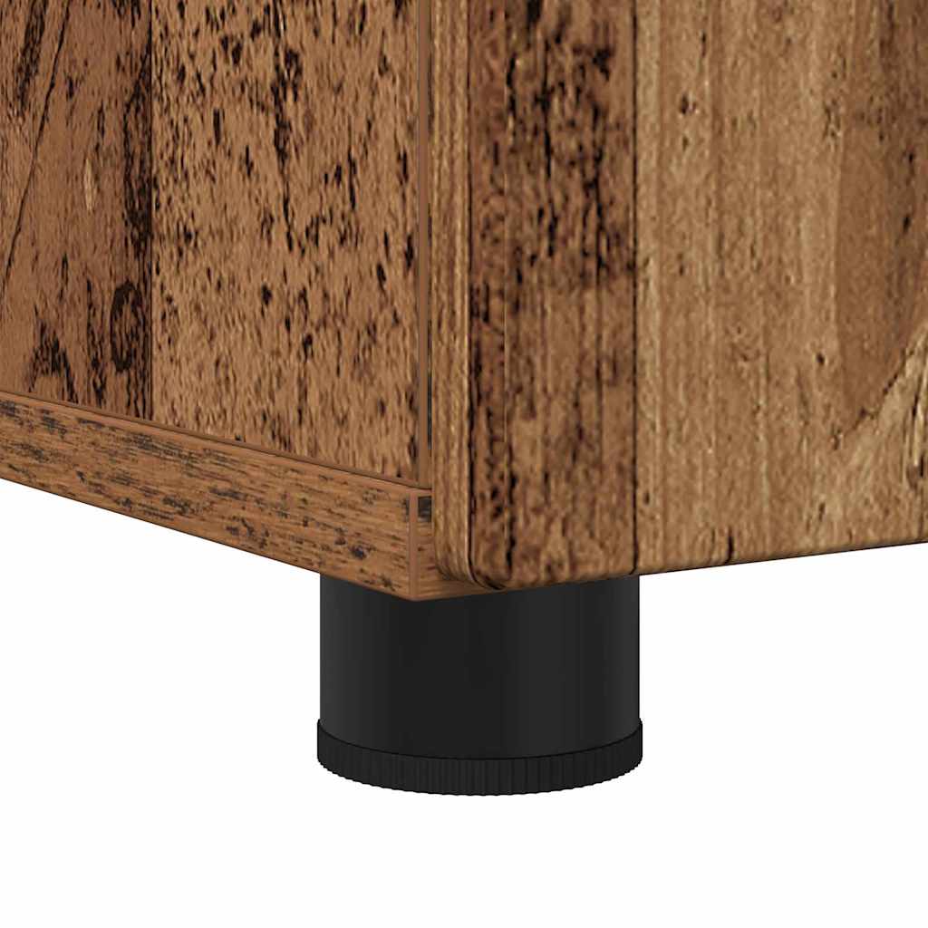 vidaXL Ντουλάπι Μπάνιου με αποθήκευση Παλιό Ξύλο 30 x 35 x 95 εκ