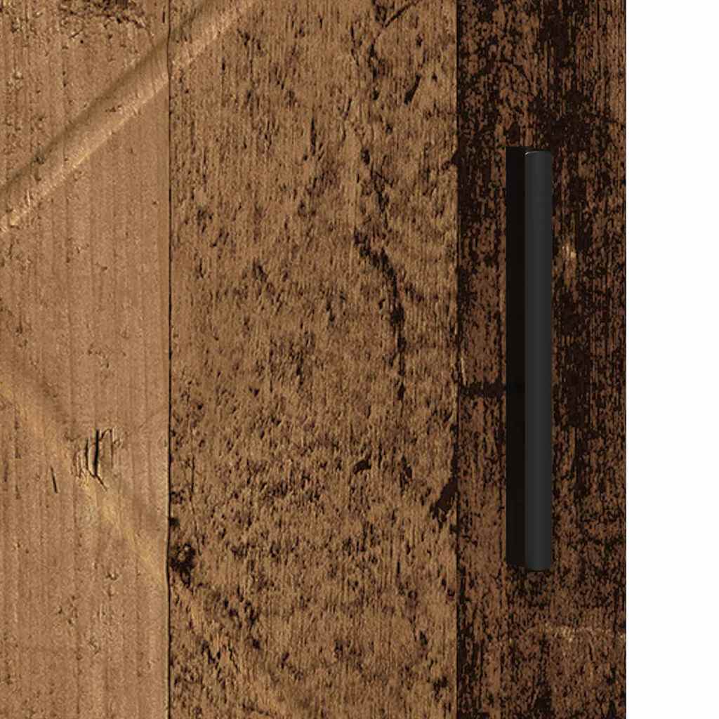 vidaXL Ντουλάπι Μπάνιου με αποθήκευση Παλιό Ξύλο 30 x 35 x 95 εκ