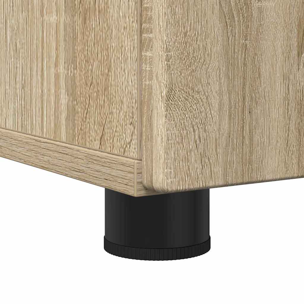 vidaXL Ντουλάπι Μπάνιου Sonoma Δρυς 30 x 35 x 80 εκ Επεξεργασμένο ξύλο