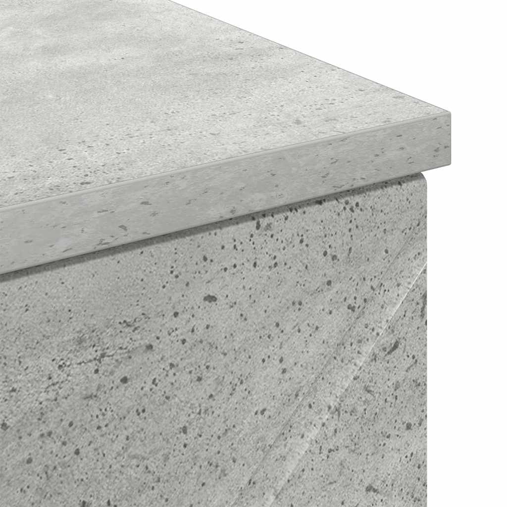 vidaXL Ντουλάπι Μπάνιου με συρτάρι Σκυρόδεμα Γκρι 30 x 35 x 80 εκ