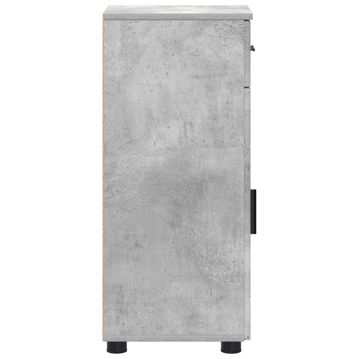 vidaXL Ντουλάπι Μπάνιου Σκυρόδεμα Γκρι 30 x 35 x 80 εκ