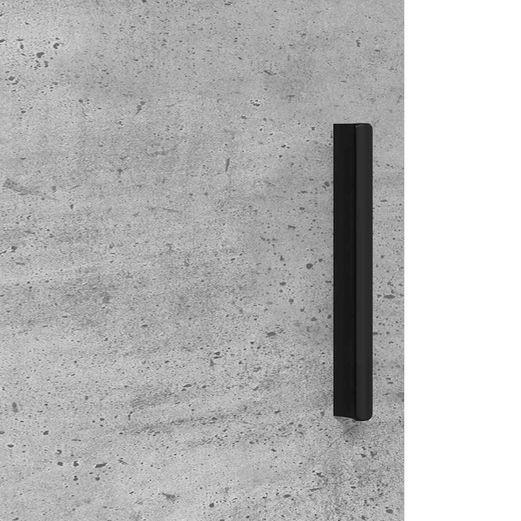 vidaXL Ντουλάπι Μπάνιου με αποθήκευση Σκυρόδεμα Γκρι 30 x 35 x 192 εκ.