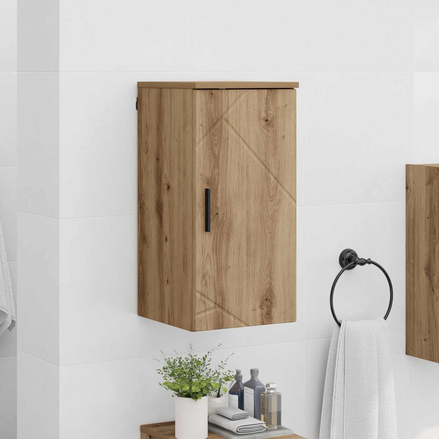 vidaXL Ντουλάπι Μπάνιου Artisan Oak 30 x 31,5 x 61 εκ