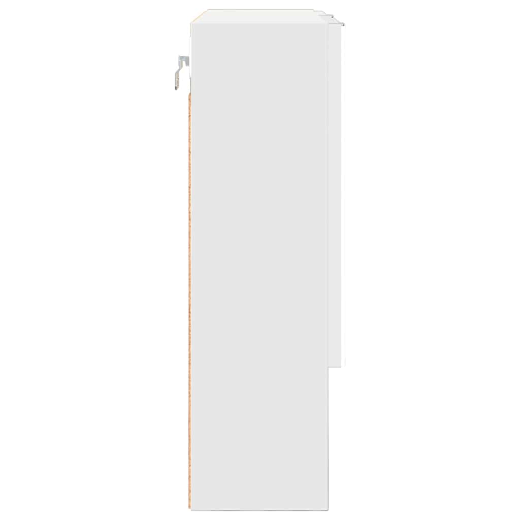 vidaXL Ντουλάπα Καθρέφτη Λευκό 59 x 17 x 55 cm Επεξεργασμένο ξύλο