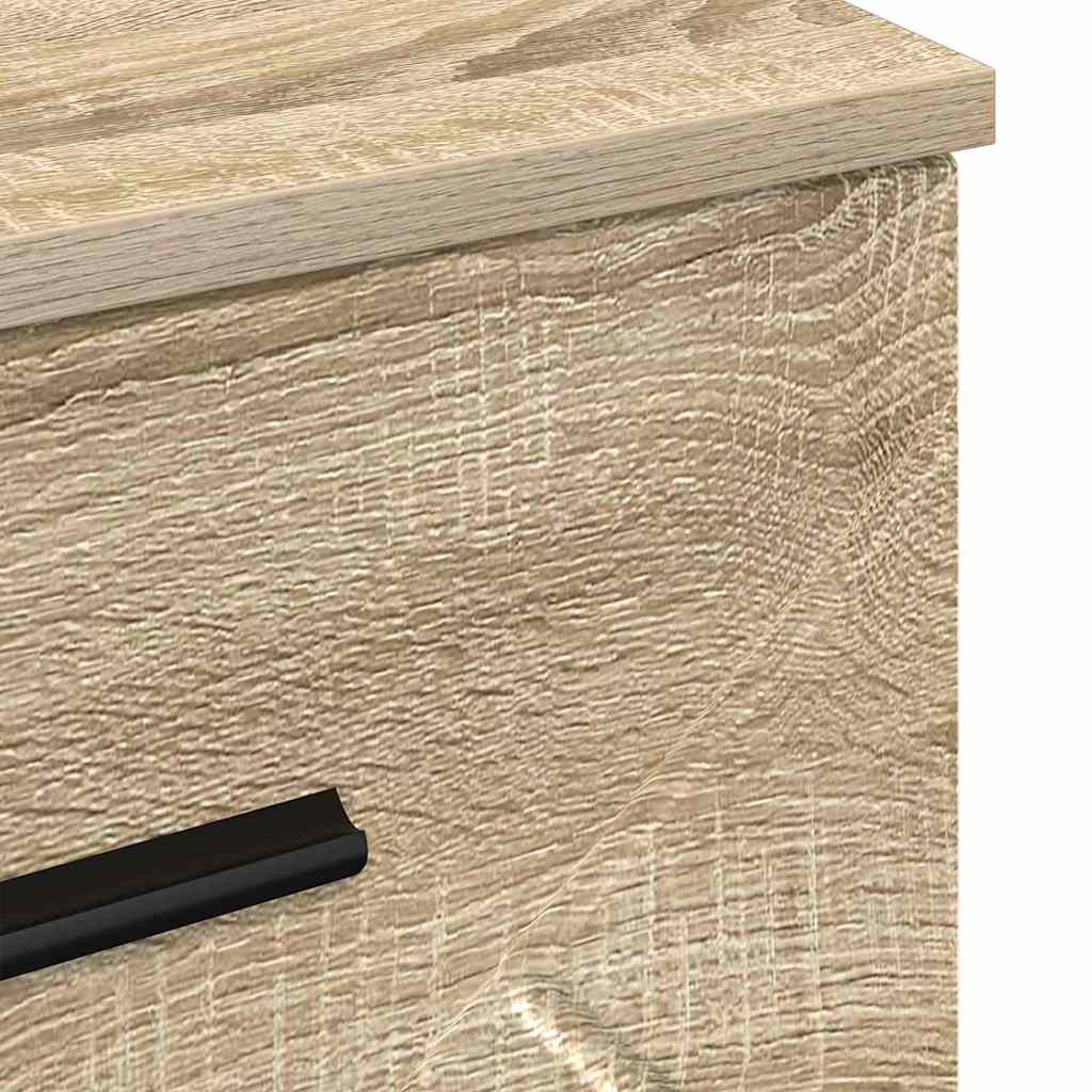 vidaXL Κομοδίνο Sonoma Δρυς 38 x 38 x 66 εκ Επεξεργασμένο ξύλο