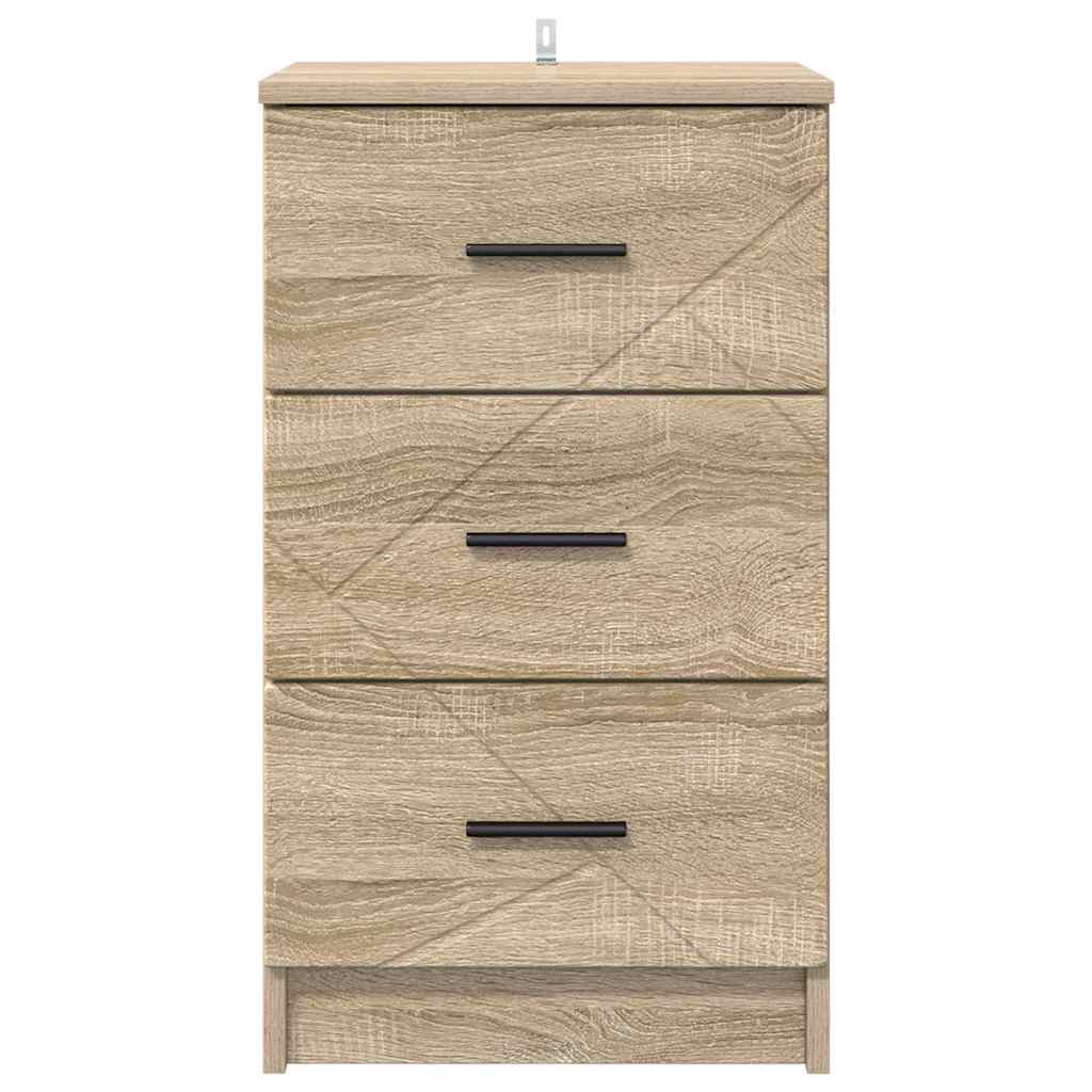 vidaXL Κομοδίνο Sonoma Δρυς 38 x 38 x 66 εκ Επεξεργασμένο ξύλο