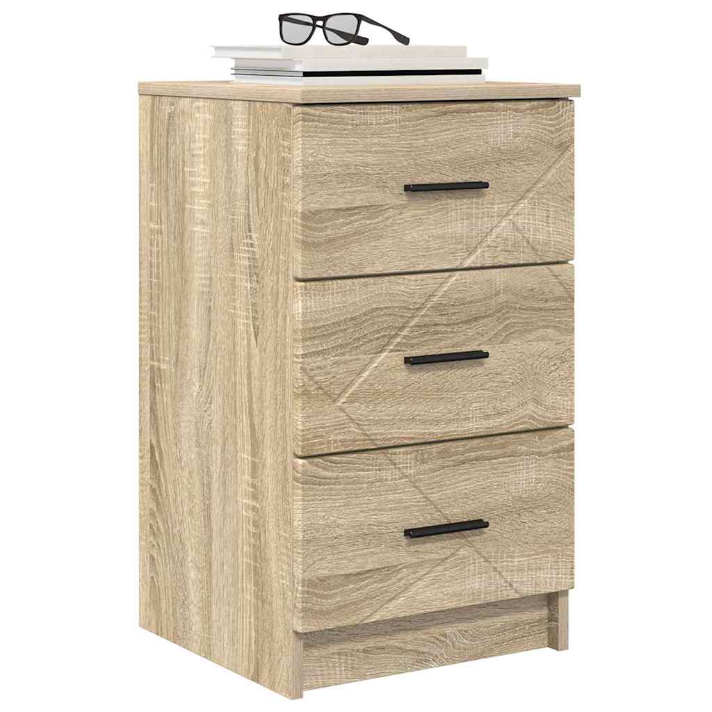 vidaXL Κομοδίνο Sonoma Δρυς 38 x 38 x 66 εκ Επεξεργασμένο ξύλο
