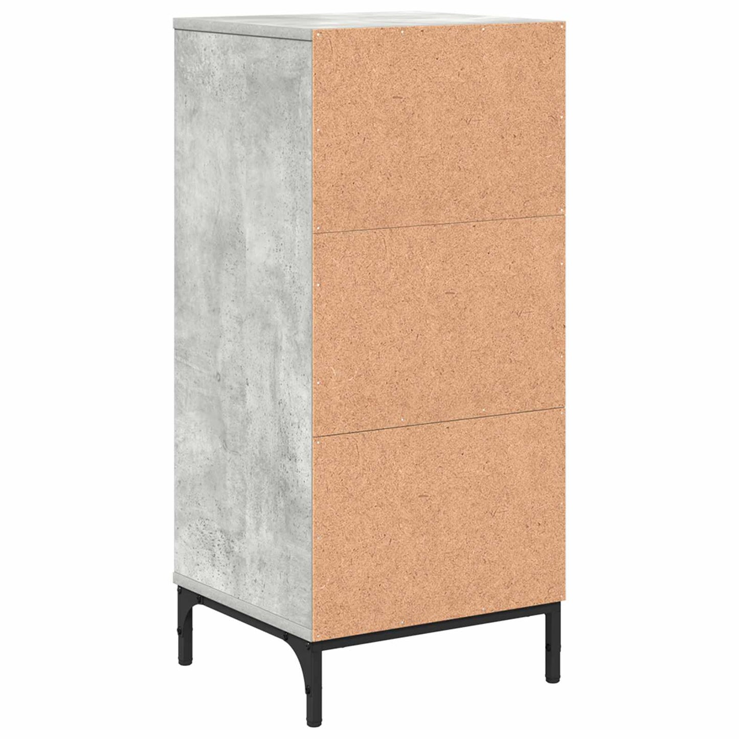 vidaXL Ντουλάπι Μπάνιου Σκυρόδεμα Γκρι 39,5 x 36 x 88 εκ