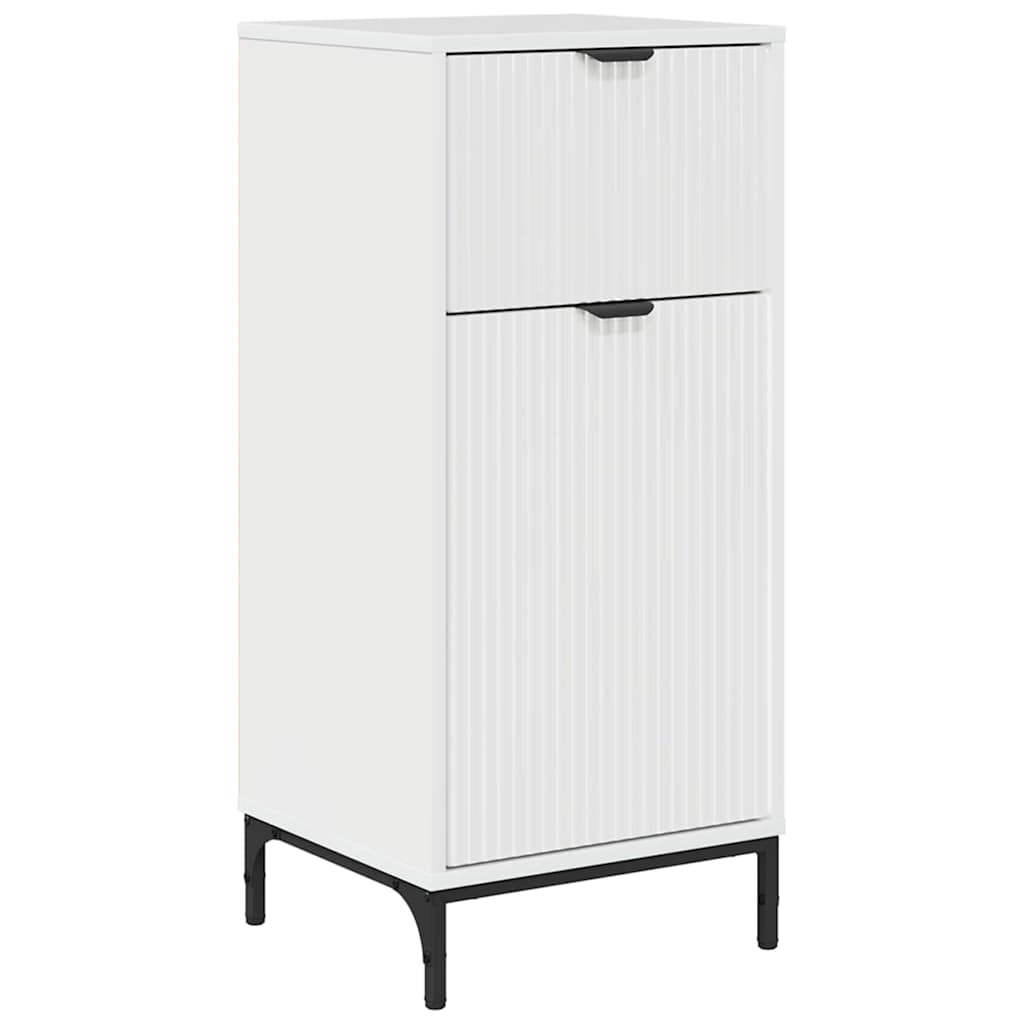 vidaXL Ντουλάπι Μπάνιου Υψηλής γυαλάδας λευκό 39,5 x 36 x 88 εκ