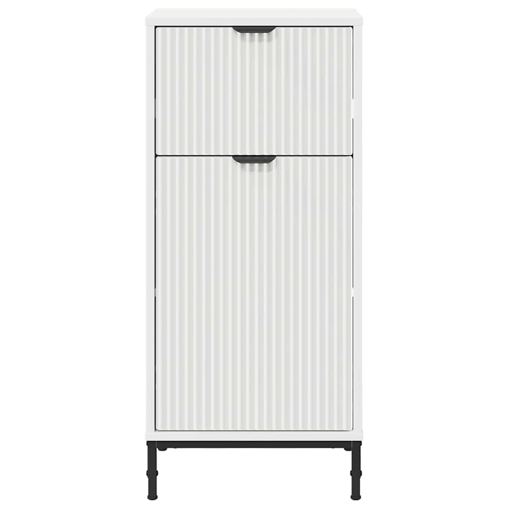 vidaXL Ντουλάπι Μπάνιου Υψηλής γυαλάδας λευκό 39,5 x 36 x 88 εκ