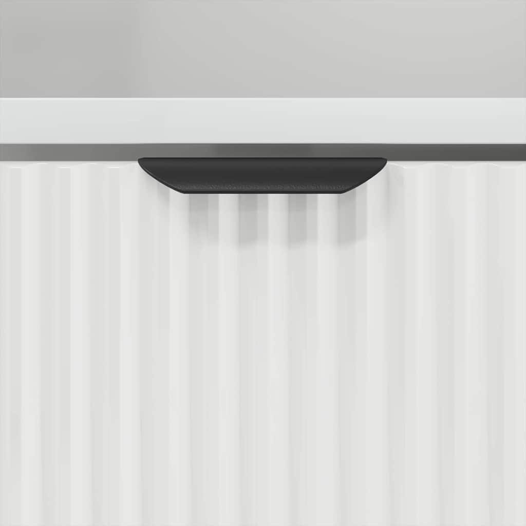 vidaXL Ψηλό ντουλάπι μπάνιου με συρτάρι Λευκό 31.5 x 33 x 190 εκ.