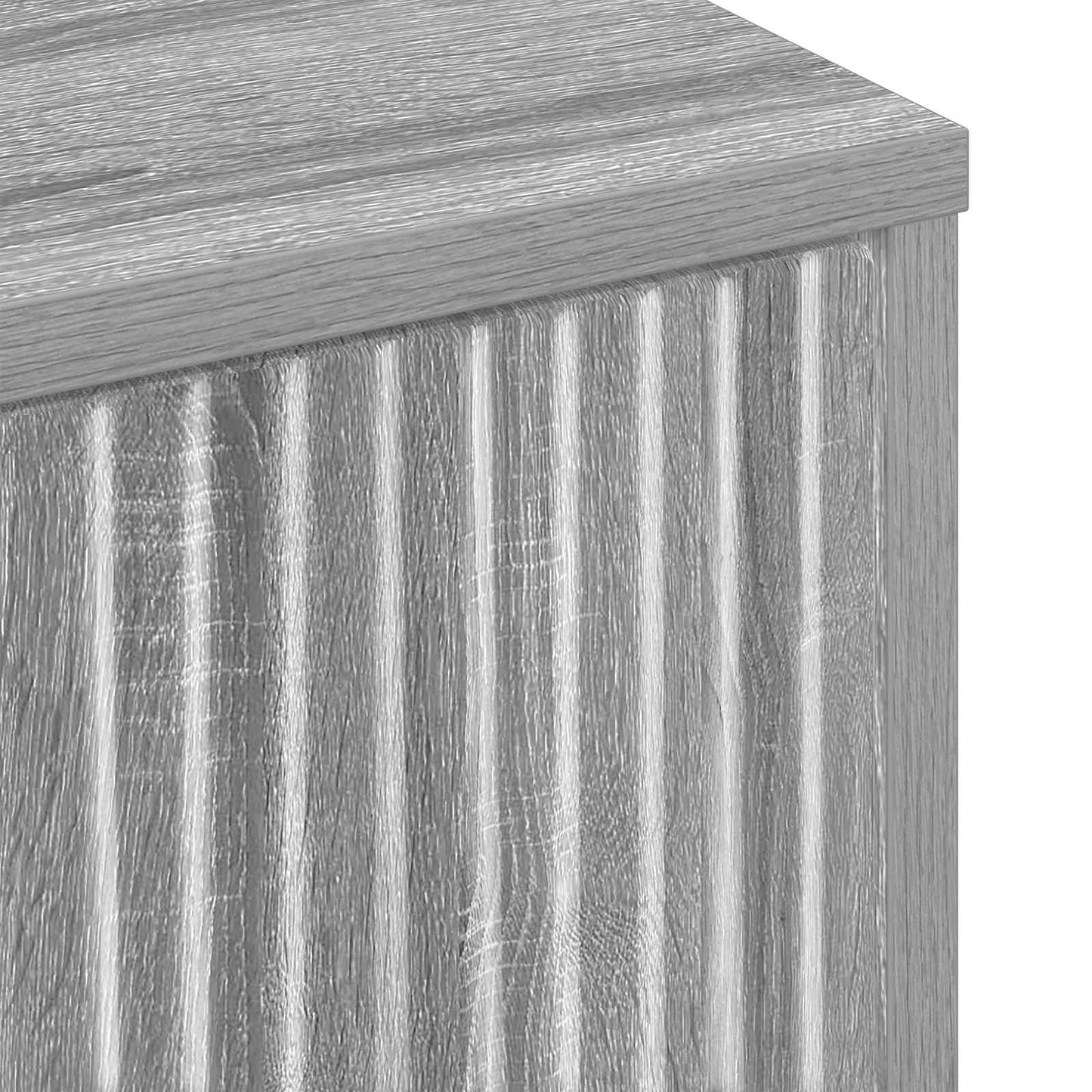vidaXL Πλαϊνό γραφείο Γκρίζο Σονομα 69,5 x 33 x 82 εκ.