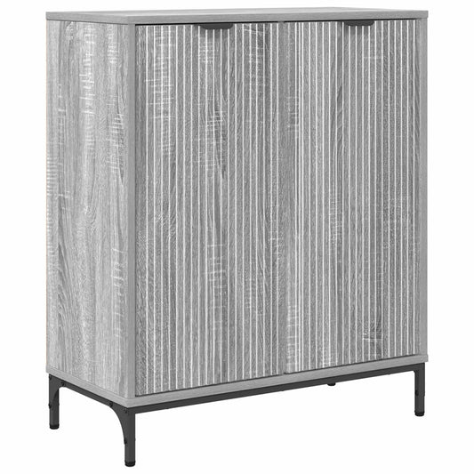 vidaXL Πλαϊνό γραφείο Γκρίζο Σονομα 69,5 x 33 x 82 εκ.