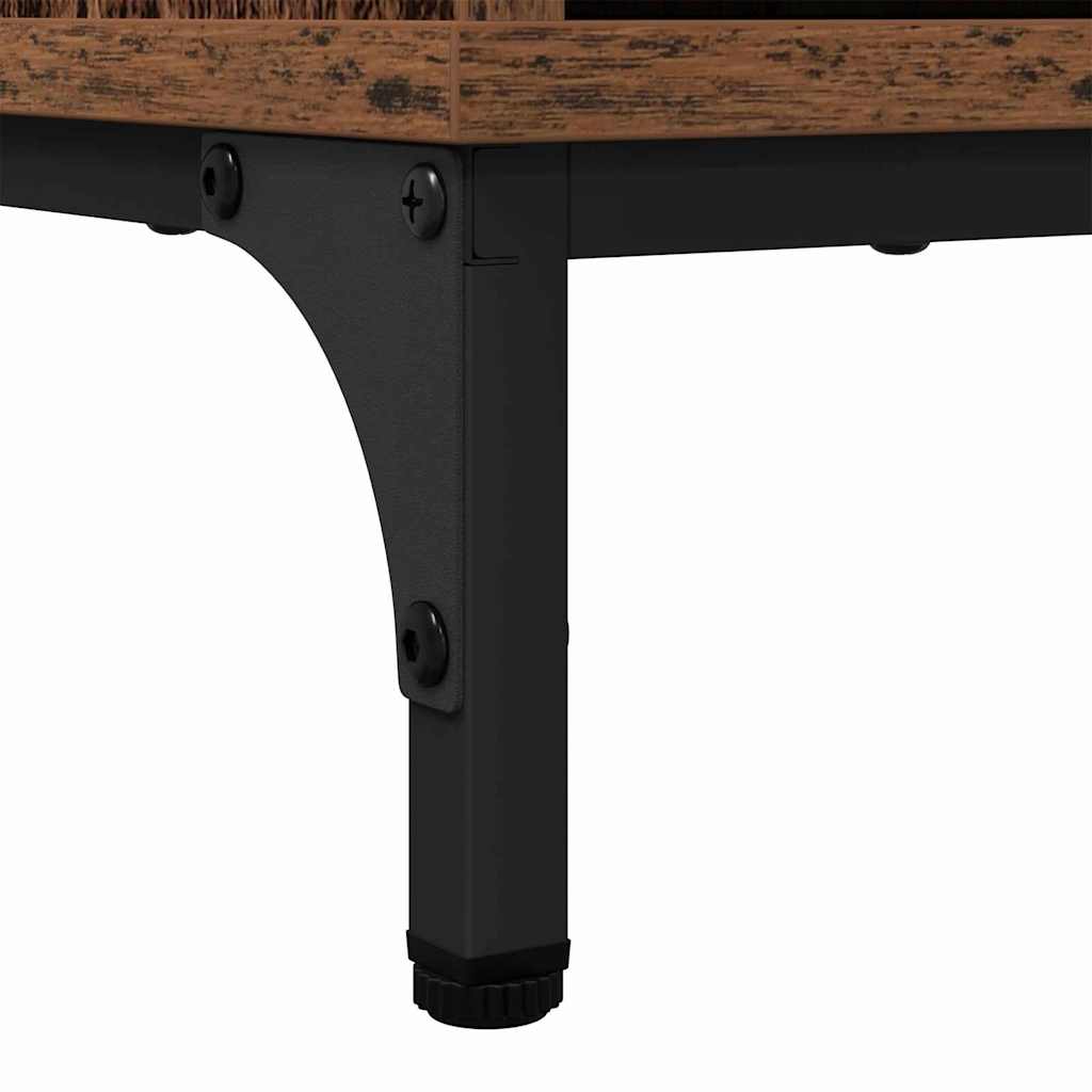 vidaXL Πλαϊνό γραφείο Παλαιό ξύλο 69.5 x 33 x 82 εκ.