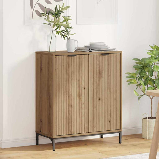 vidaXL Πλαϊνό γραφείο Artisan Oak 69,5 x 33 x 82 εκ.