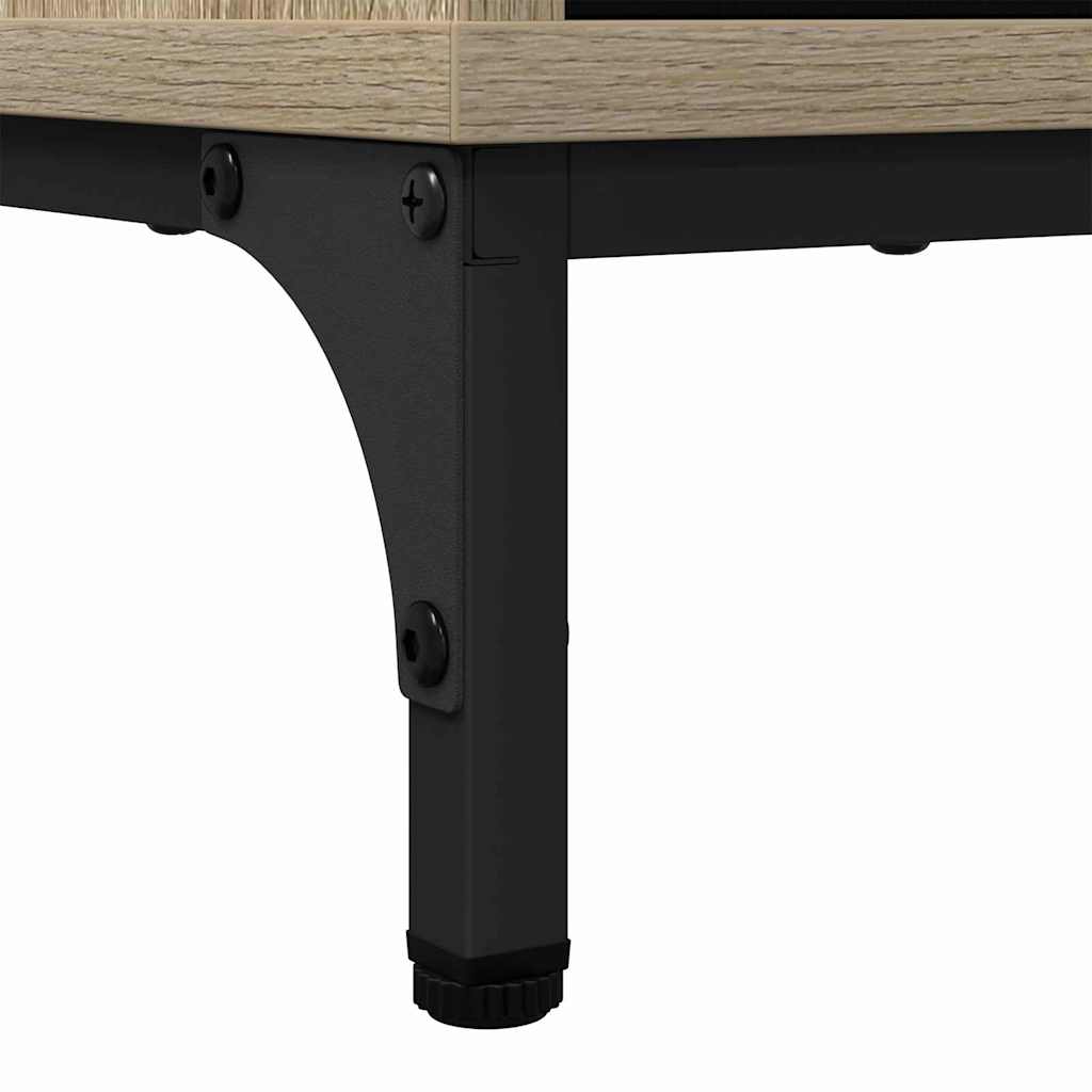 vidaXL Πλαϊνό γραφείο Sonoma Δρυς 79.5 x 33 x 82 εκ Επεξεργασμένο ξύλο