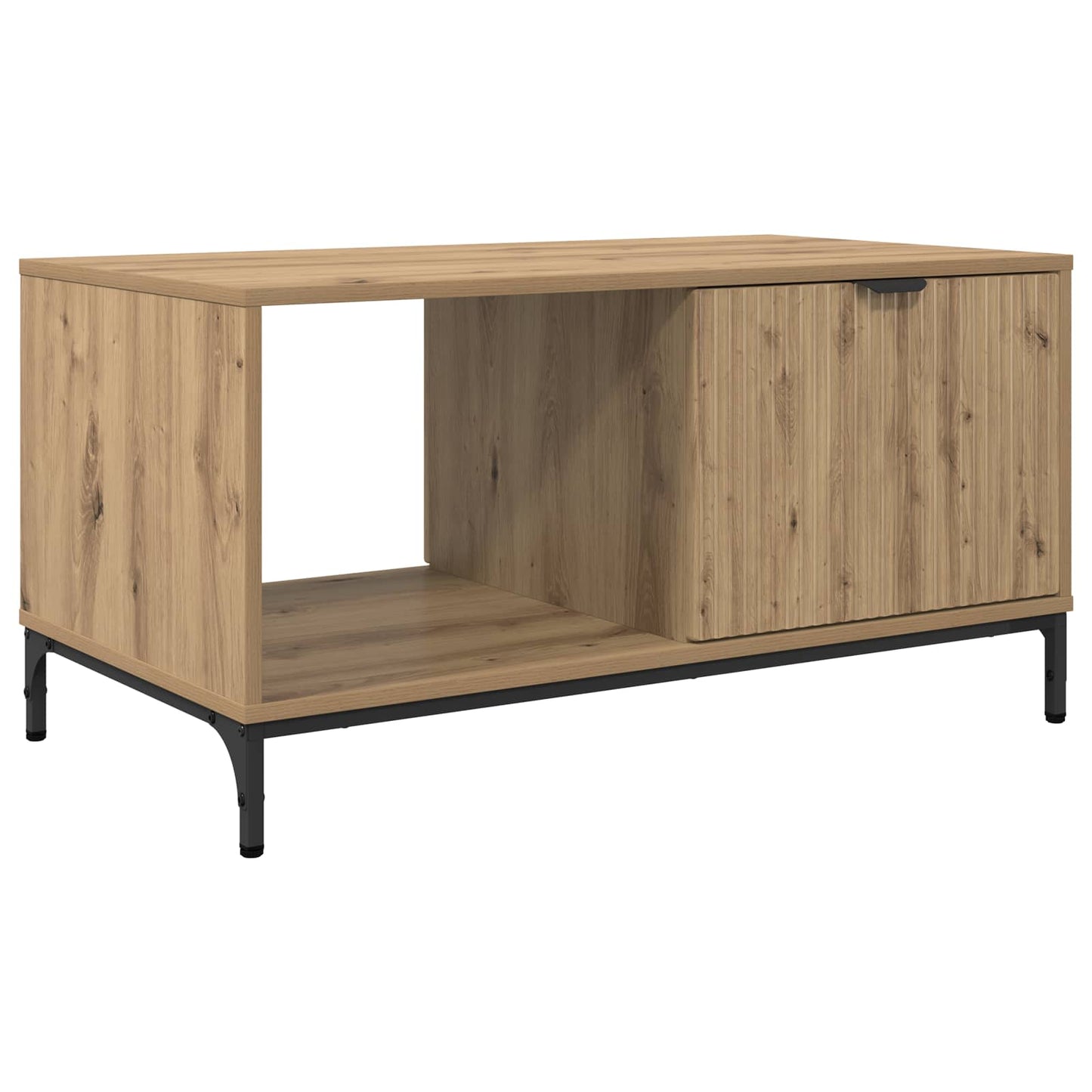 vidaXL Τραπεζάκι σαλονιού με συρτάρι Artisan Oak 90 x 49 x 46 εκ.