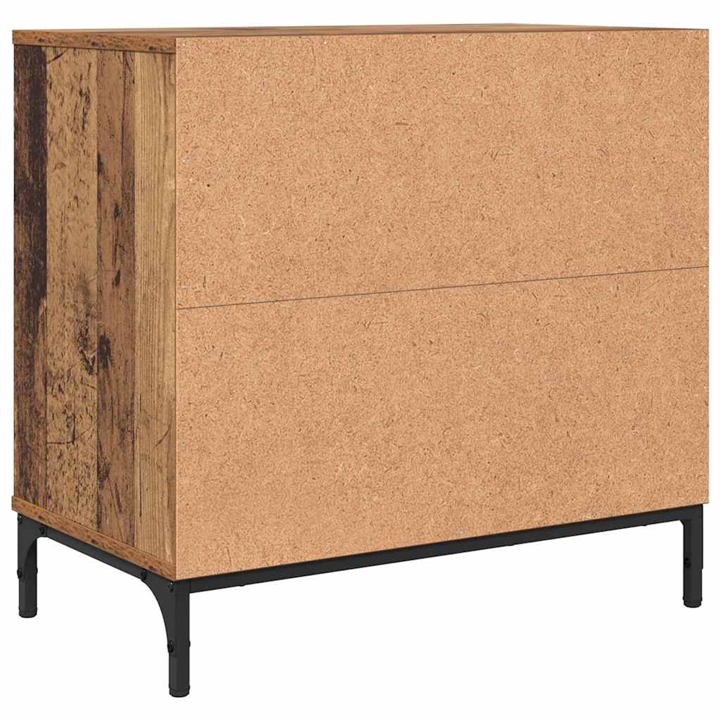 vidaXL Κομοδίνο Παλαιό ξύλο 63.5 x 36 x 61 εκ Επεξεργασμένο ξύλο