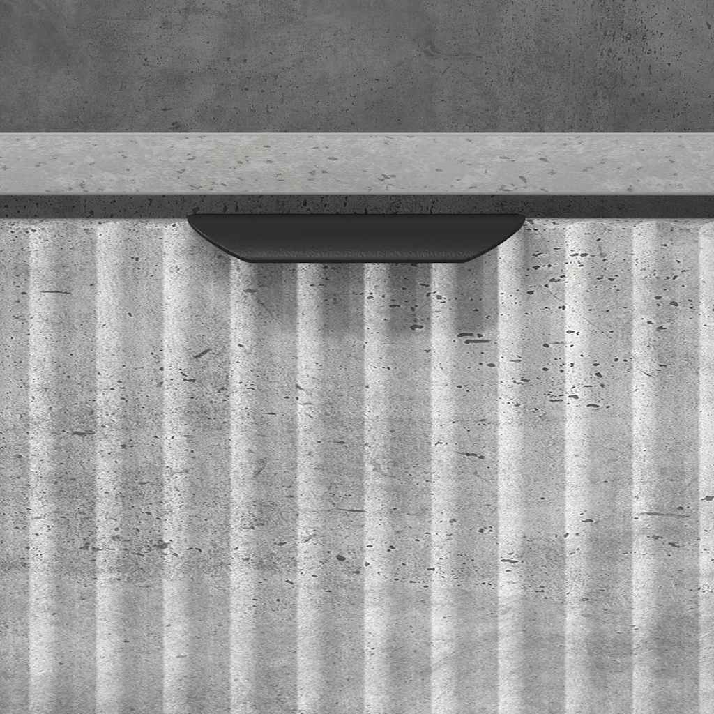 vidaXL Κομοδίνο Γκρι σκυροδέματος 49 x 36 x 61 εκ Επεξεργασμένο ξύλο