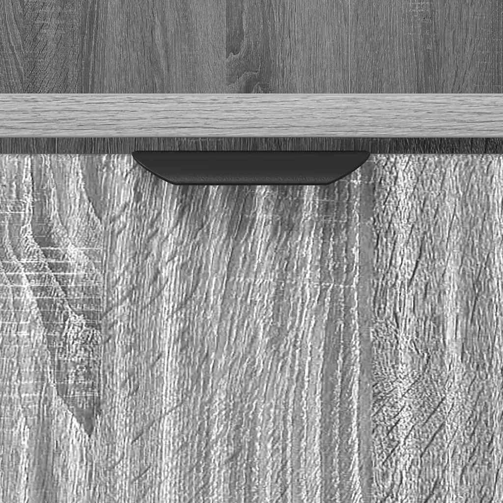 vidaXL Κομοδίνα 2 pcs Γκρι sonoma 49 x 36 x 61 εκ Επεξεργασμένο ξύλο