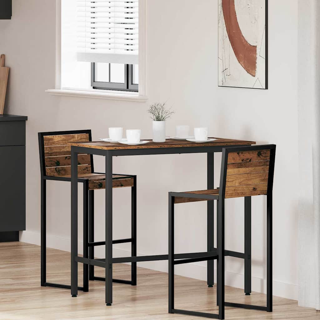 vidaXL τραπέζι Παλιό ξύλο 100 x 50 x 90,5 εκ