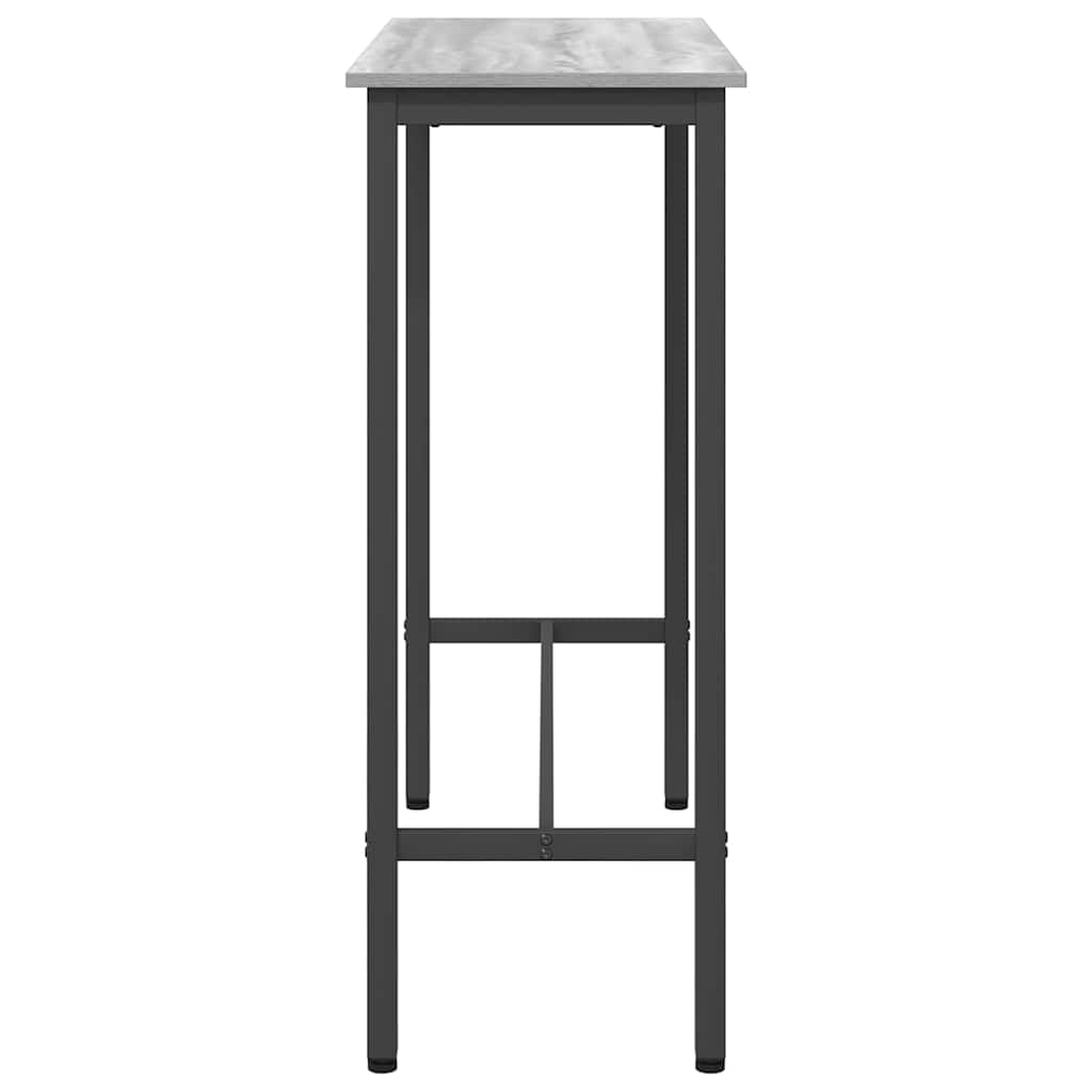 vidaXL τραπέζι Γκρίζο Σονομα 100 x 40 x 100,5 εκ