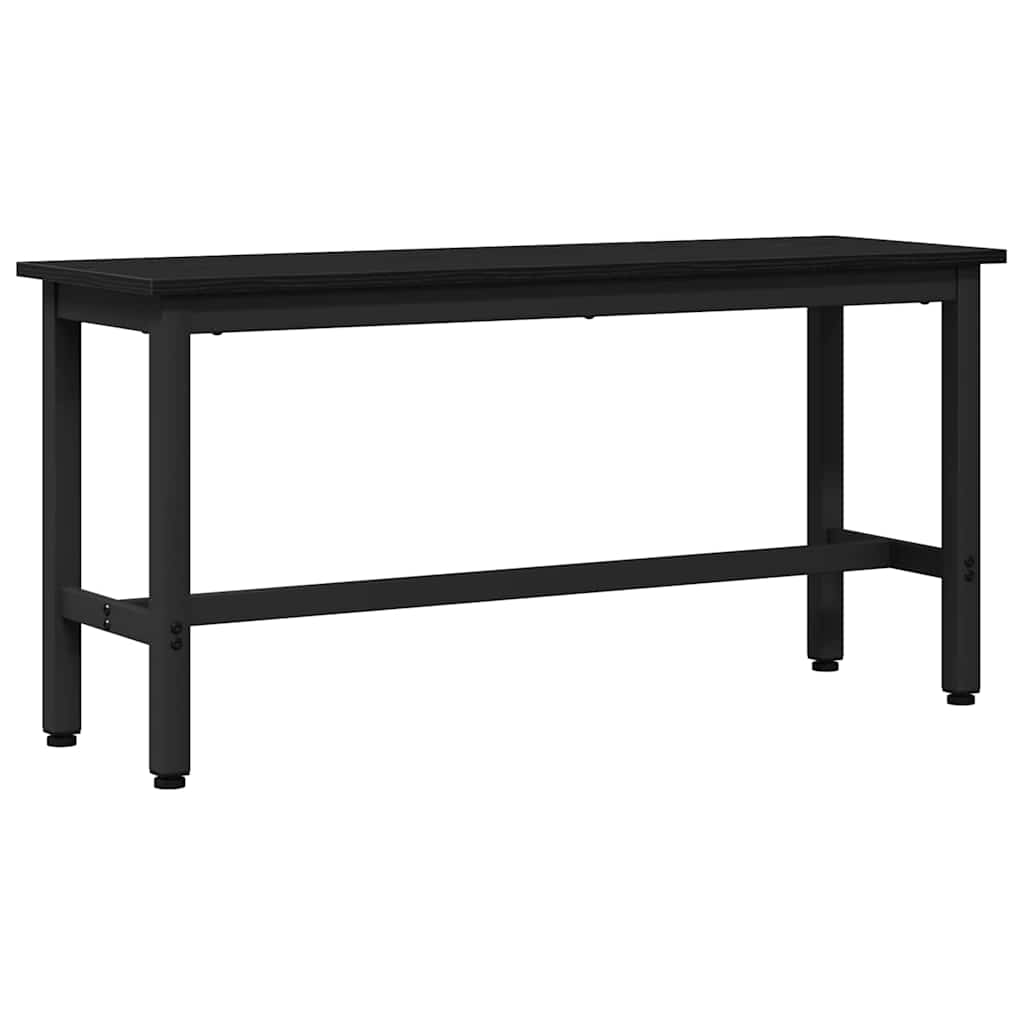 vidaXL Καθιστικό Σαλονιού 2 pcs Μαύρη Οξυά 100 x 32,5 x 48,5 εκ.