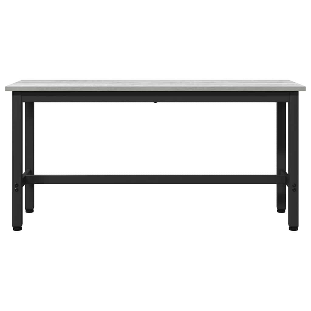vidaXL Καθιστικό Σαλονιού Γκρίζο Σονομα 100 x 32,5 x 48,5 εκ.