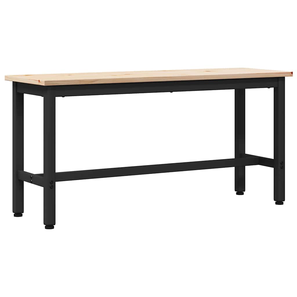 vidaXL Καθίσματα Τραπεζιού 2 pcs Φυσικό 100 x 32,5 x 49 εκ
